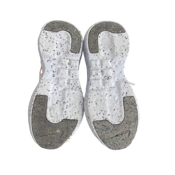 Nike Women's Crater Impact Shoes Wht/Orng/Slv. CW2386-100, Size 6 - Picture 8 of 9